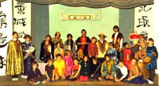 The full cast of The Tasks of Ming-Lo Select this image to see a larger version. 