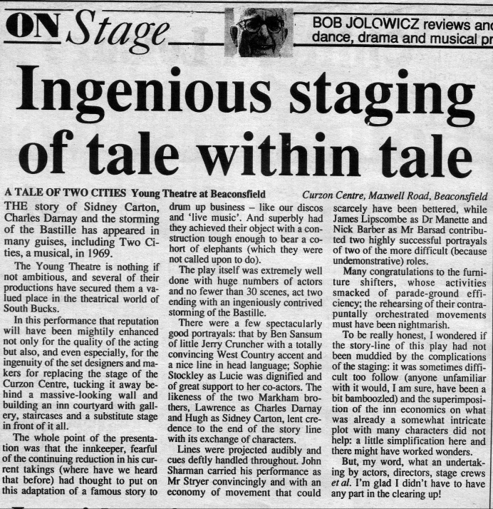 Buckinghamshire Advertiser : 12 January 1994