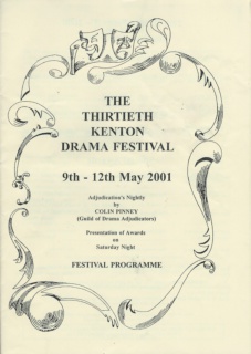 Cover of Kenton Drama Festival programme Select this image to see a larger version. 